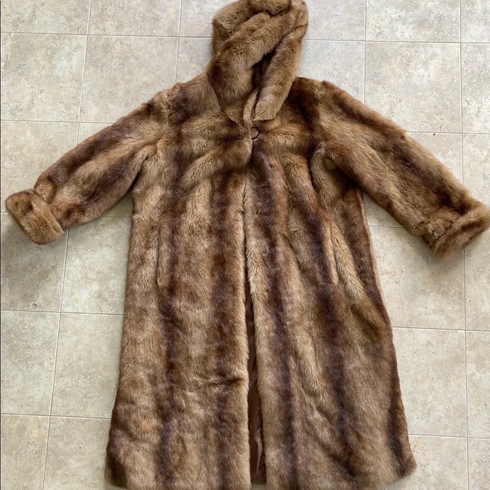 Dennis Basso Faux Fur Coat